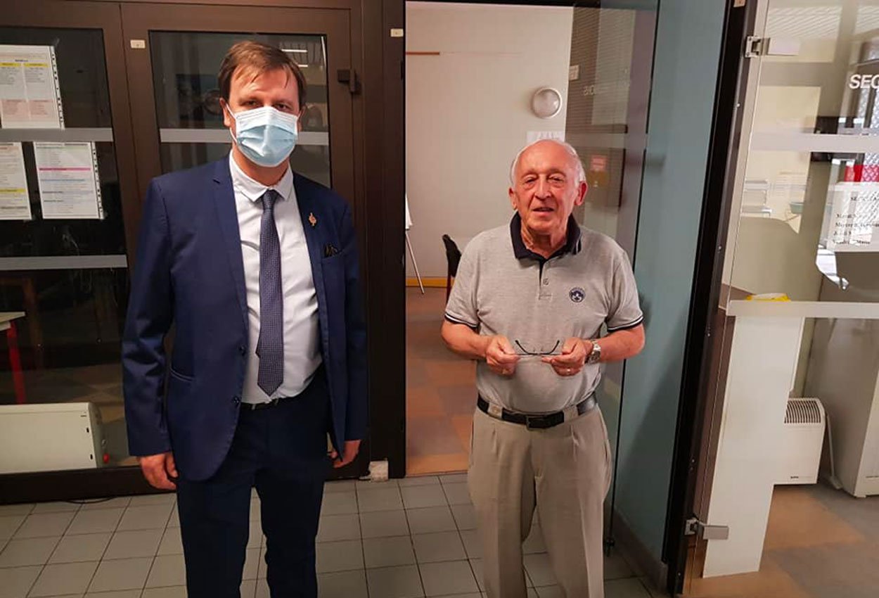 Pamiers : rencontre avec M. Dupeyron, président du club des aînés - Michel Larive