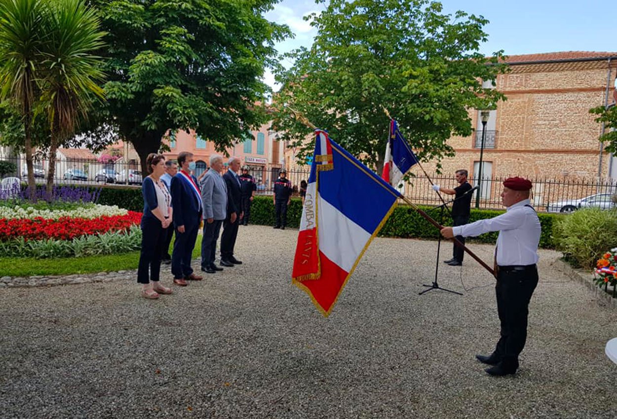 Mazères : cérémonie du 14 juillet - Michel Larive