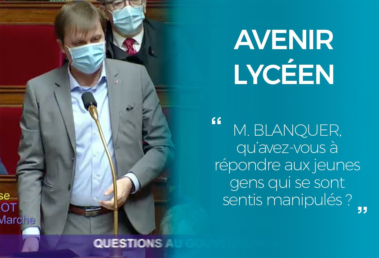 Avenir Lycéen : qu’avez-vous à répondre aux jeunes gens qui se sont sentis manipulés ? - Michel Larive