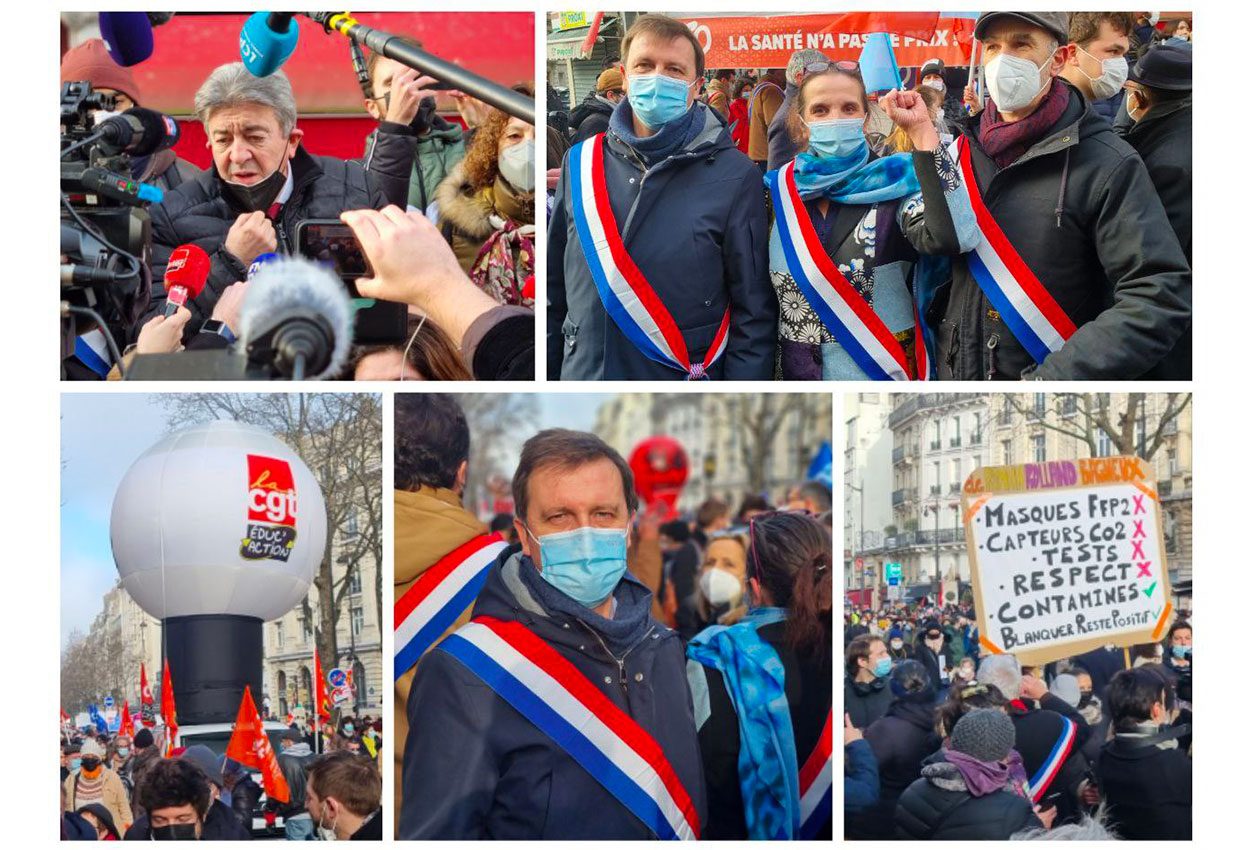 Manifestation historique pour une rentrée chaotique - Michel Larive