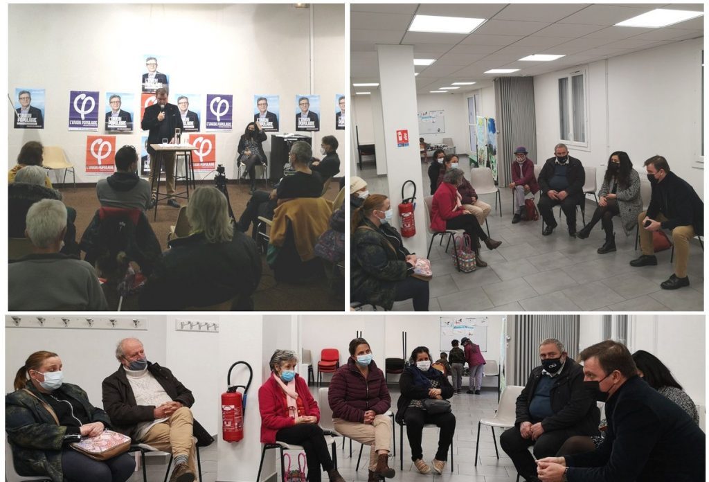 rencontre Leila Chaibi et habitants de pamiers