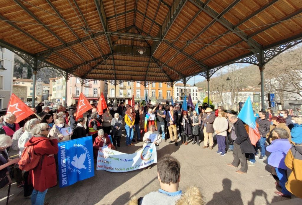 Rassemblement pour la paix à Foix